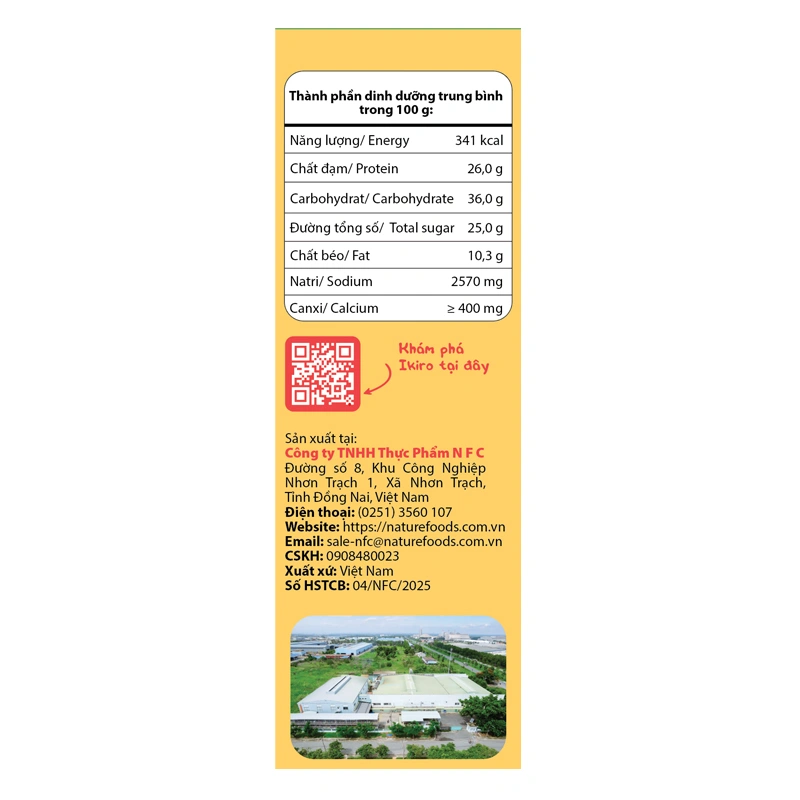 Gia vị rắc cơm IKIRO vị tôm nướng bơ tỏi 27g (từ 1 tuổi) 6