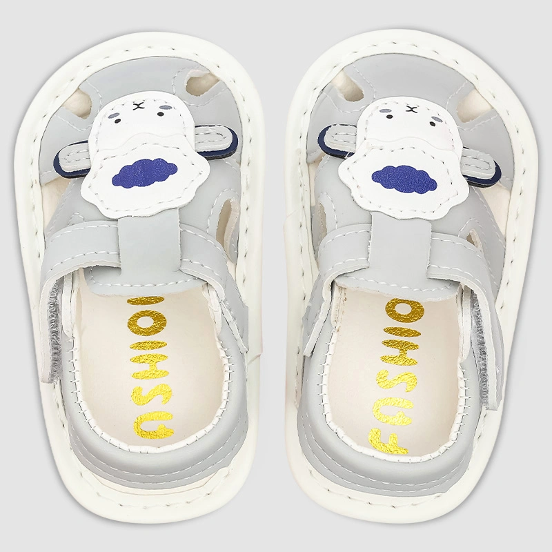 Giày tập đi cho bé Á Châu Avakids AC79 màu xám 8