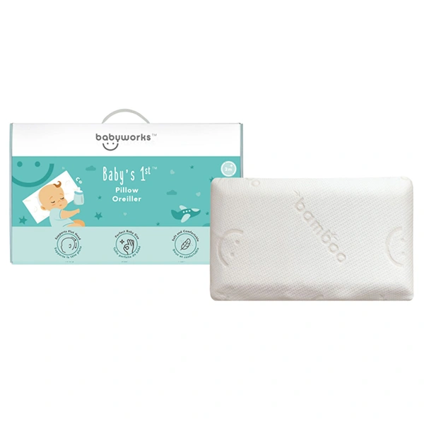 Gối cao su non BABYWORKS - Màu trắng