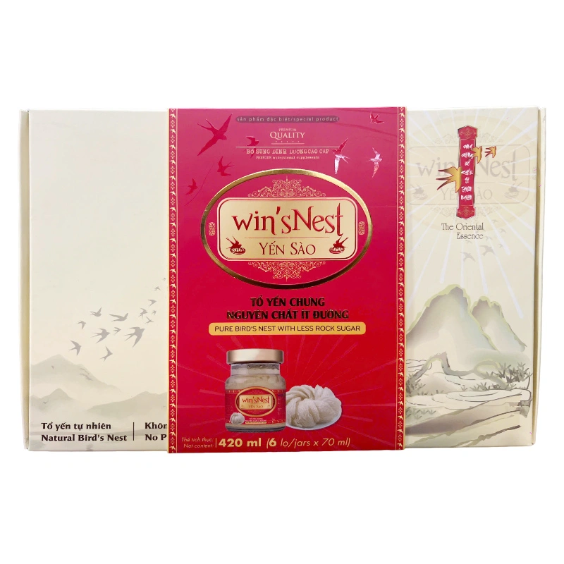 Hộp 6 hũ nước yến sào ít đường Win'sNest 70 ml (từ 1 tuổi) 2