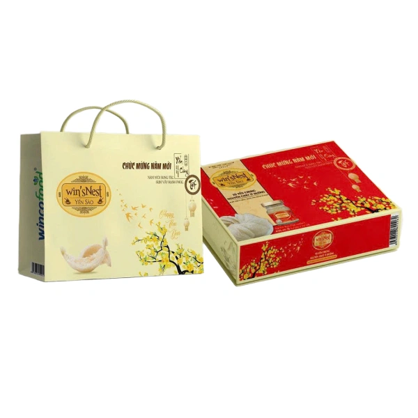 Hộp 6 hũ nước yến sào ít đường Win'sNest 70 ml - Hộp Xuân