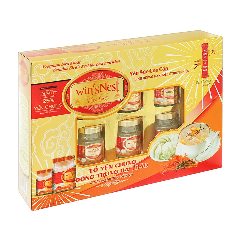 Hộp 6 hũ nước yến sào đông trùng hạ thảo Win'sNest 70 ml (từ 12 tuổi) 2