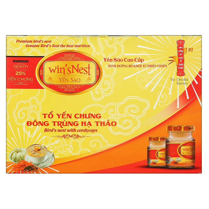 Hộp 6 hũ nước yến sào đông trùng hạ thảo Win'sNest 70 ml (từ 12 tuổi) 4