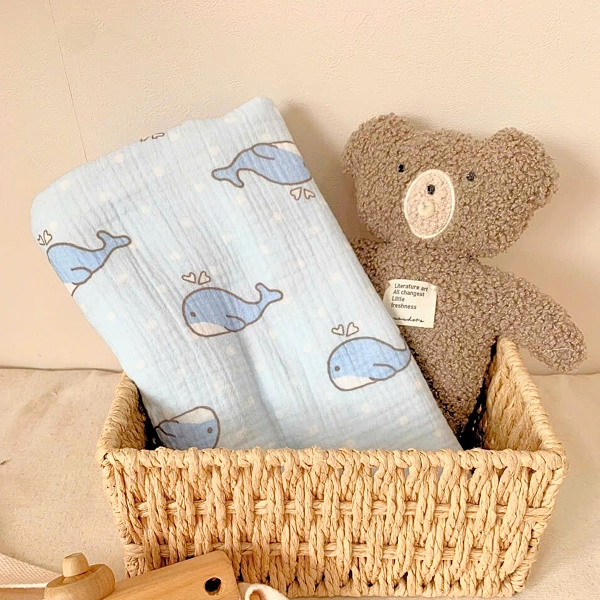 Khăn tắm muslin Bessla mẫu ngẫu nhiên