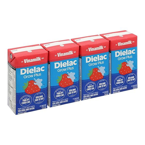 Lốc 4 hộp sữa non pha sẵn Dielac Grow Plus