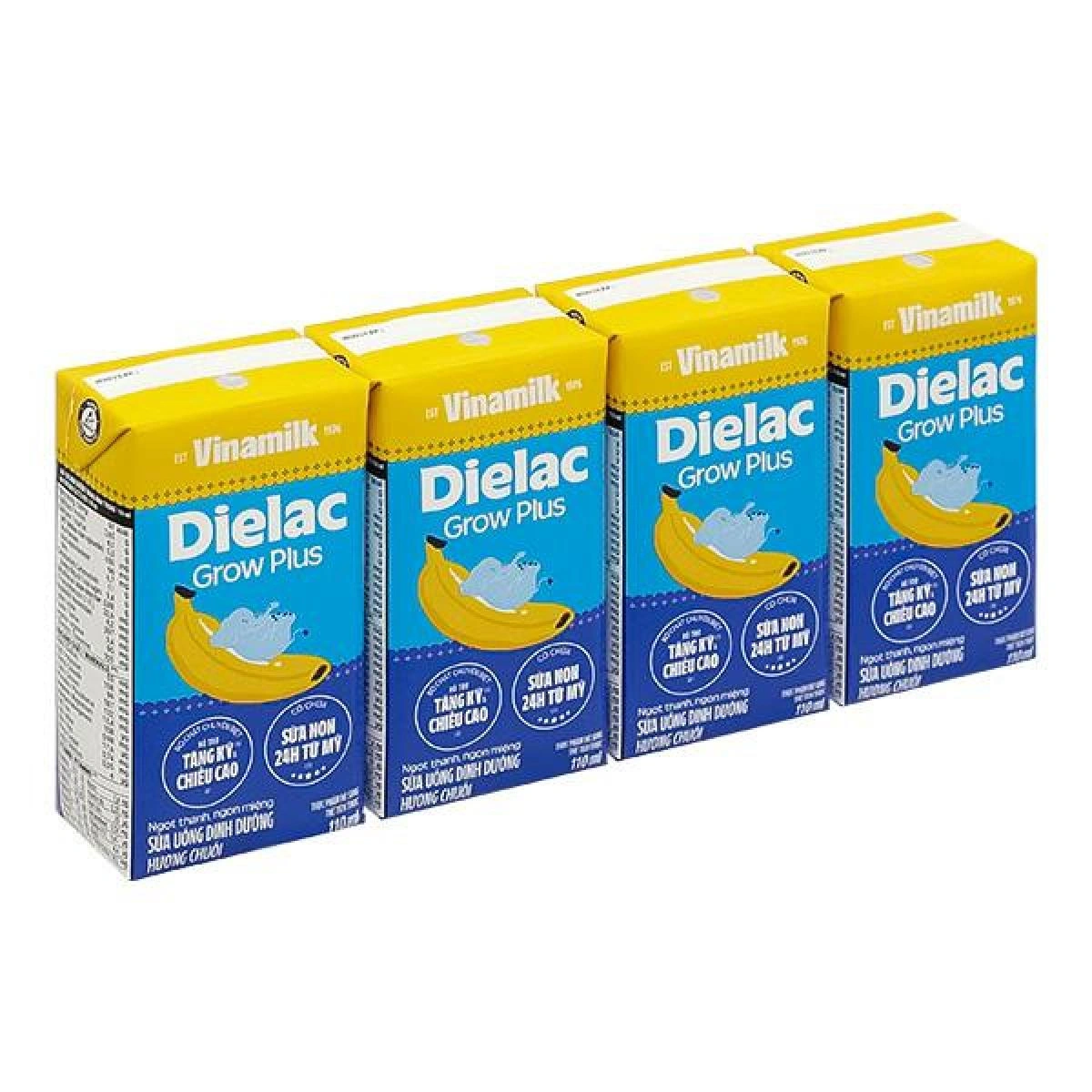 Lốc 4 hộp sữa non pha sẵn Dielac Grow Plus