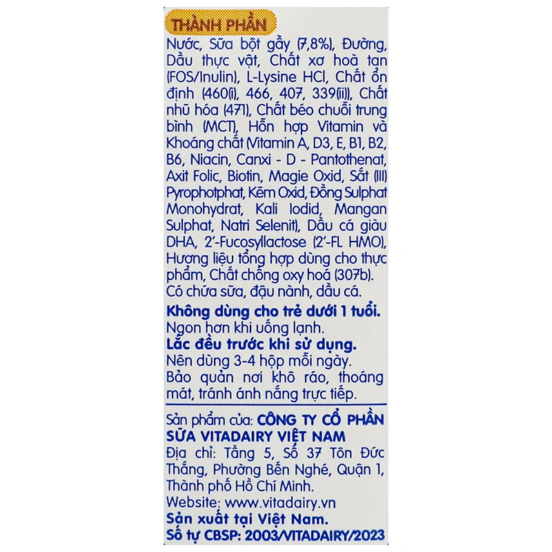 Thùng 48 hộp sữa pha sẵn Oggi Gold 110 ml cho trẻ suy dinh dưỡng (từ 1 tuổi) 22