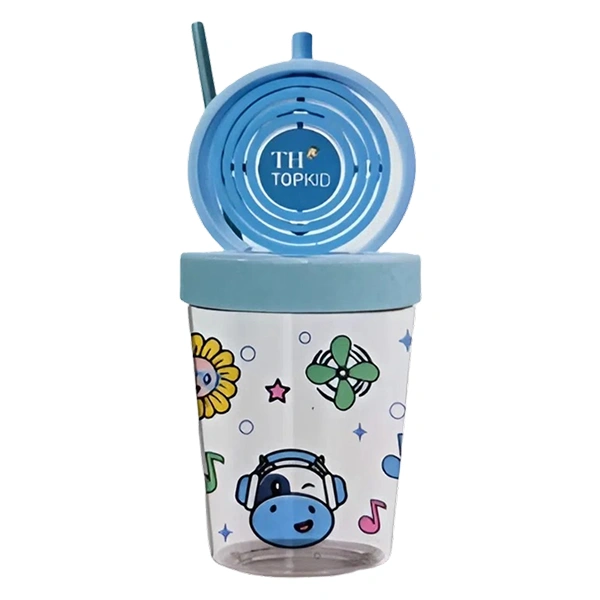 LY NƯỚC CÓ NẮP XOAY TOPKID - KM TH TRUE MILK