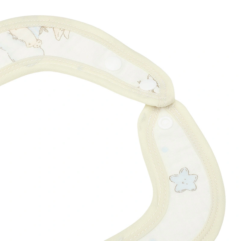 Set 2 yếm ăn cho bé muslin TOP KIDS (từ 0 tháng) - Mẫu ngẫu nhiên 5