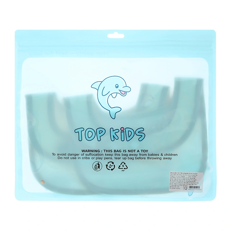 Set 2 yếm ăn cho bé muslin TOP KIDS (từ 0 tháng) - Mẫu ngẫu nhiên 8