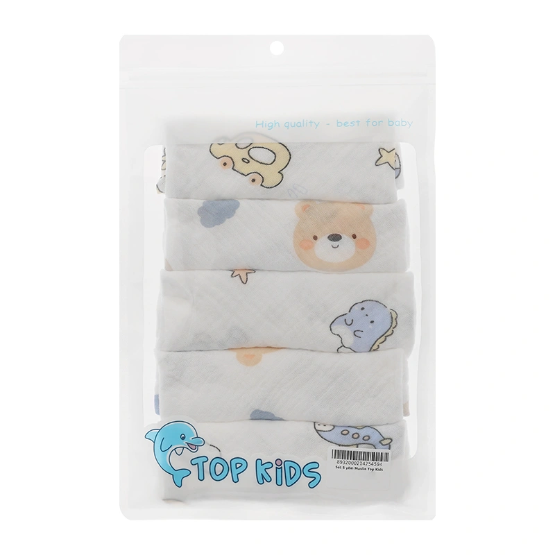 Set 5 yếm ăn cho bé TOP KIDS - Hình ngẫu nhiên (từ 0 tháng) 10