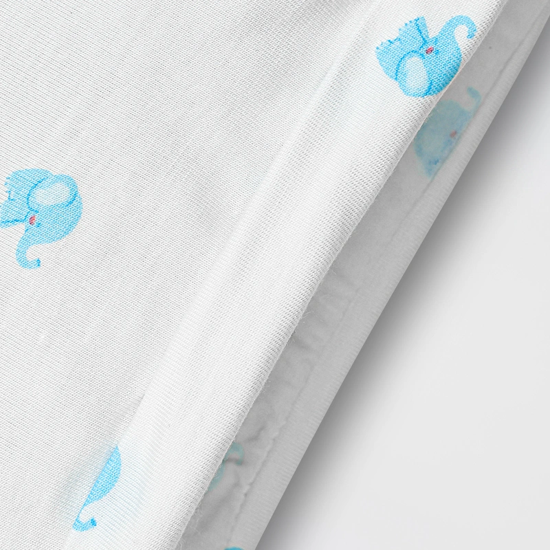 Set nón, bao tay bao chân in voi con IQ Baby màu trắng (0 -3 tháng) 3