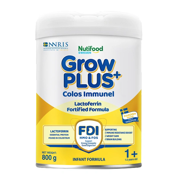 Sữa bột Nutifood GrowPLUS+ Colos Immunel 1+ hương vani 800g (1 - 2 tuổi) 1