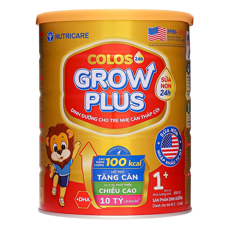 Sữa bột Nutricare Colos 24h Grow Plus 1+ 850g (1 - 2 tuổi) 2