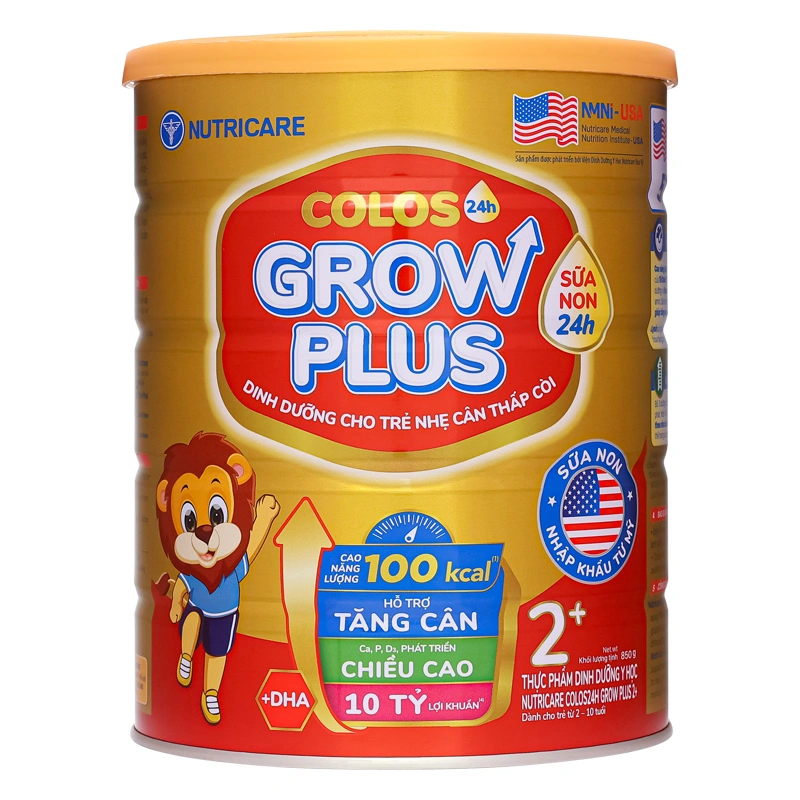 Combo 3 sữa bột Nutricare Colos 24h Grow Plus 2+ 850g (2 - 10 tuổi) 2