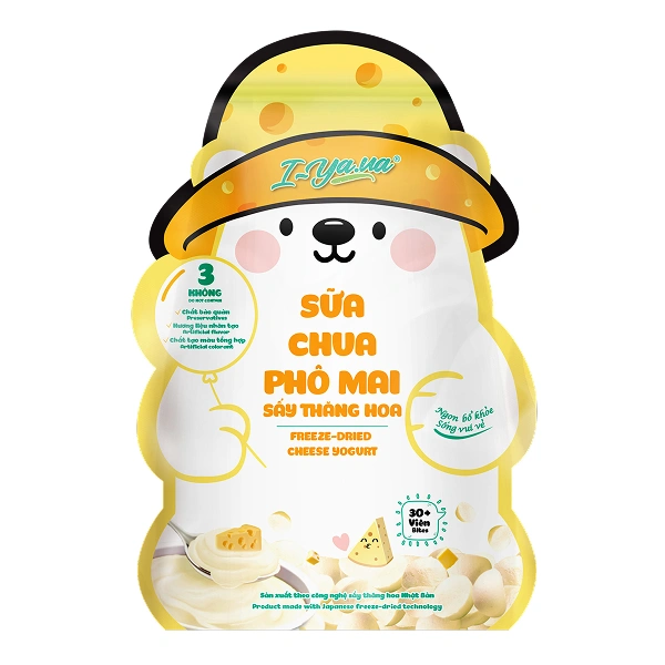 Sữa chua khô sấy thăng hoa vị phô mai IYAUA