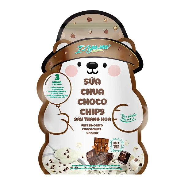 Sữa chua khô sấy thăng hoa vị đào IYAUA túi 16g 21