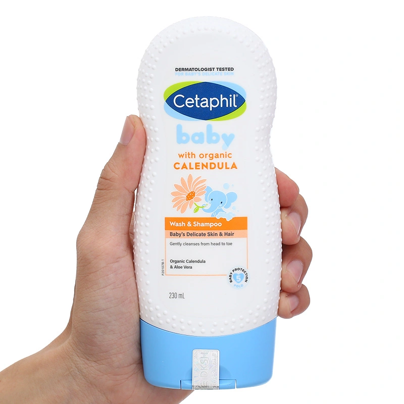 Sữa tắm & gội 2in1 cho bé Cetaphil Baby chiết xuất hoa cúc hữu cơ 230 ml (mọi độ tuổi) - Giao bao bì ngẫu nhiên 7