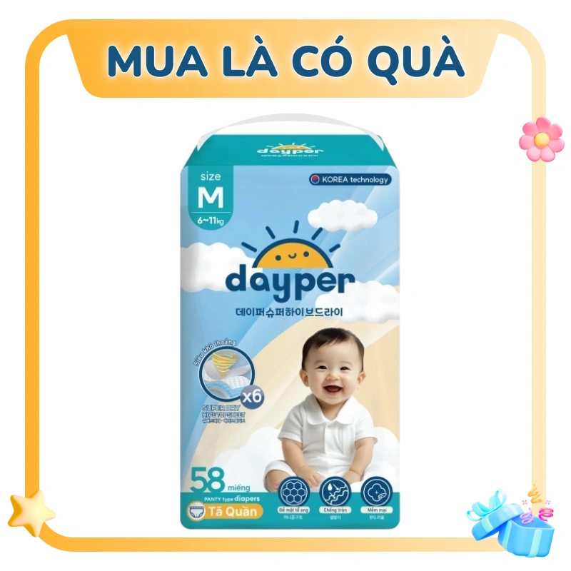 Tã quần Dayper size M