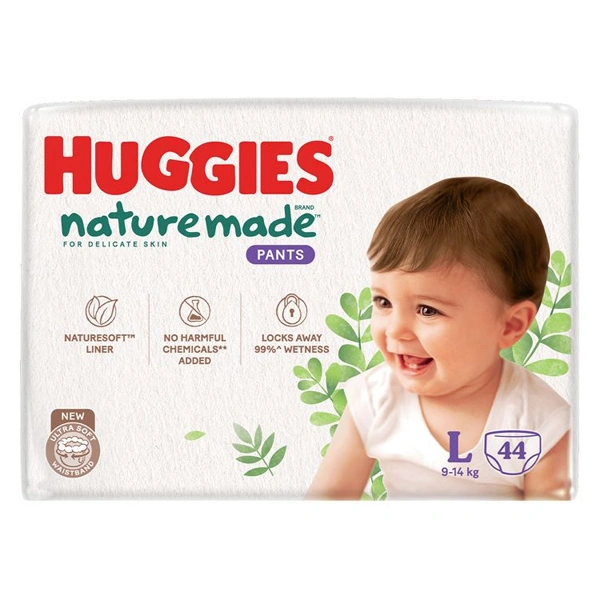 Tã quần Huggies Nature made size L 44 miếng (9 - 14 kg) 1