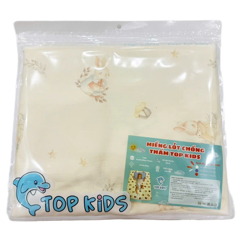 Tấm lót chống thấm TOP KIDS 80x100 cm - Giao màu ngẫu nhiên 10