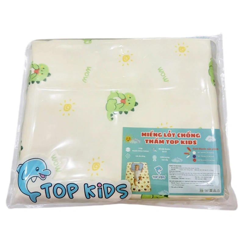 Tấm lót chống thấm TOP KIDS 80x100 cm - Giao màu ngẫu nhiên 13