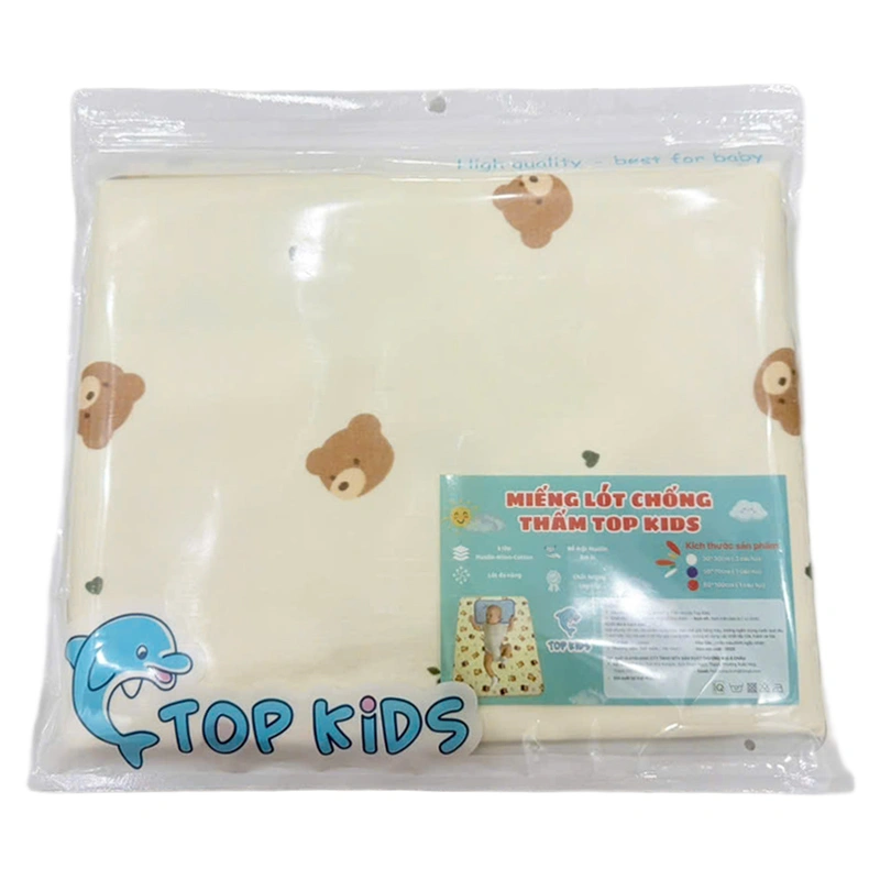 Tấm lót chống thấm TOP KIDS 80x100 cm - Giao màu ngẫu nhiên 8