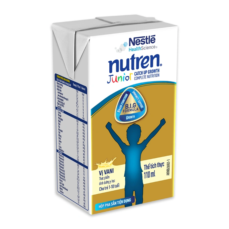 Thùng 36 hộp sữa pha sẵn Nutren Junior hương vani 110 ml (1 - 10 tuổi) - Giao bao bì ngẫu nhiên 16