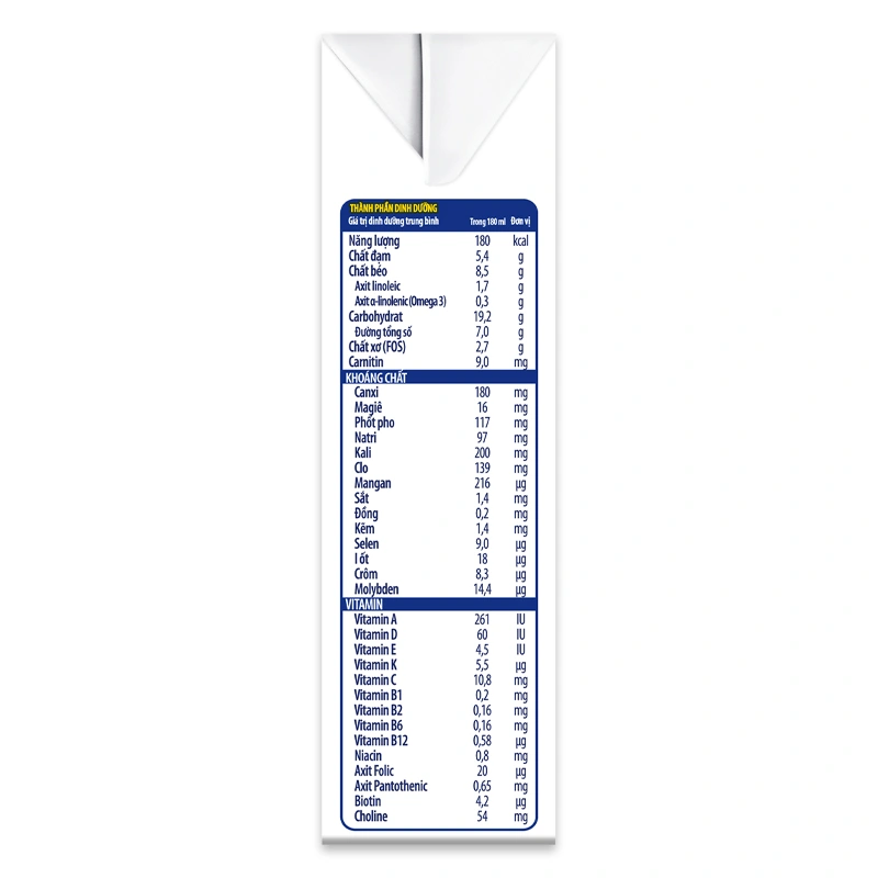 Lốc 4 hộp sữa pha sẵn Nutren Junior hương vani 180 ml (1 - 10 tuổi) 7