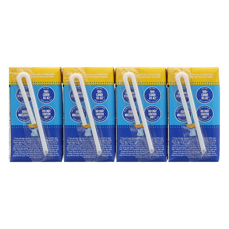 Lốc 4 hộp sữa non pha sẵn Dielac Grow Plus hương chuối 110 ml (từ 1 tuổi) 16