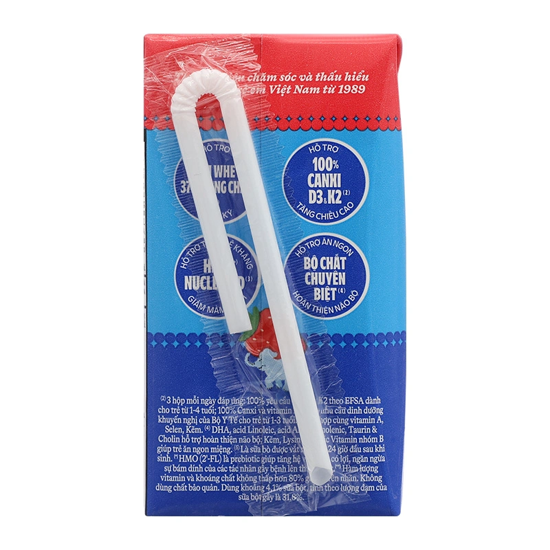 Lốc 4 hộp sữa non pha sẵn Dielac Grow Plus hương dâu 110 ml (từ 1 tuổi) 19