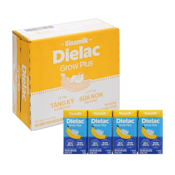 Thùng 24 hộp sữa non pha sẵn Dielac Grow Plus