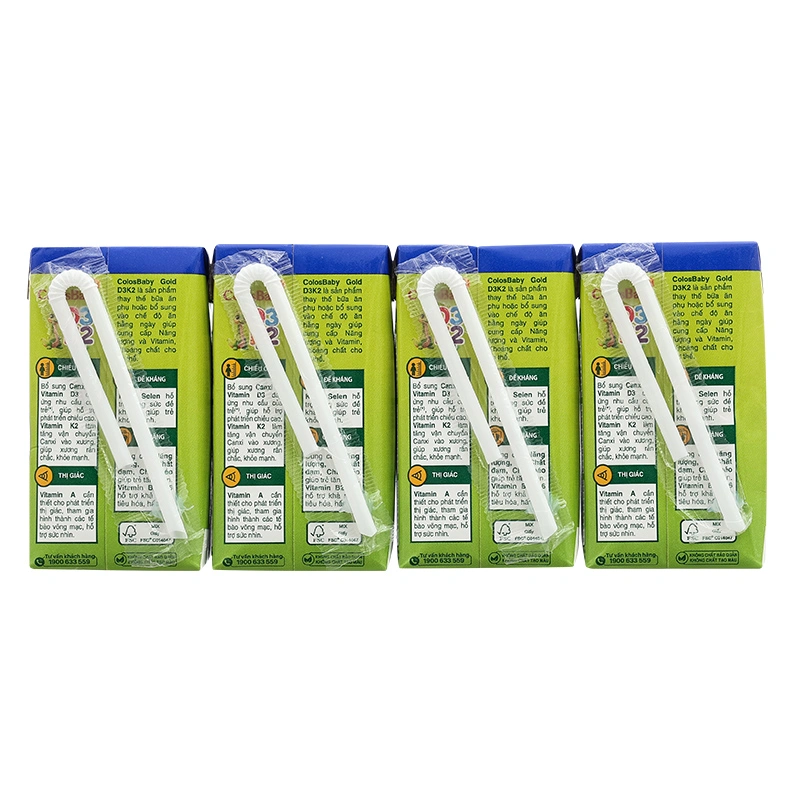 Lốc 4 hộp sữa non pha sẵn ColosBaby Gold D3K2 110 ml (từ 1 tuổi) 15