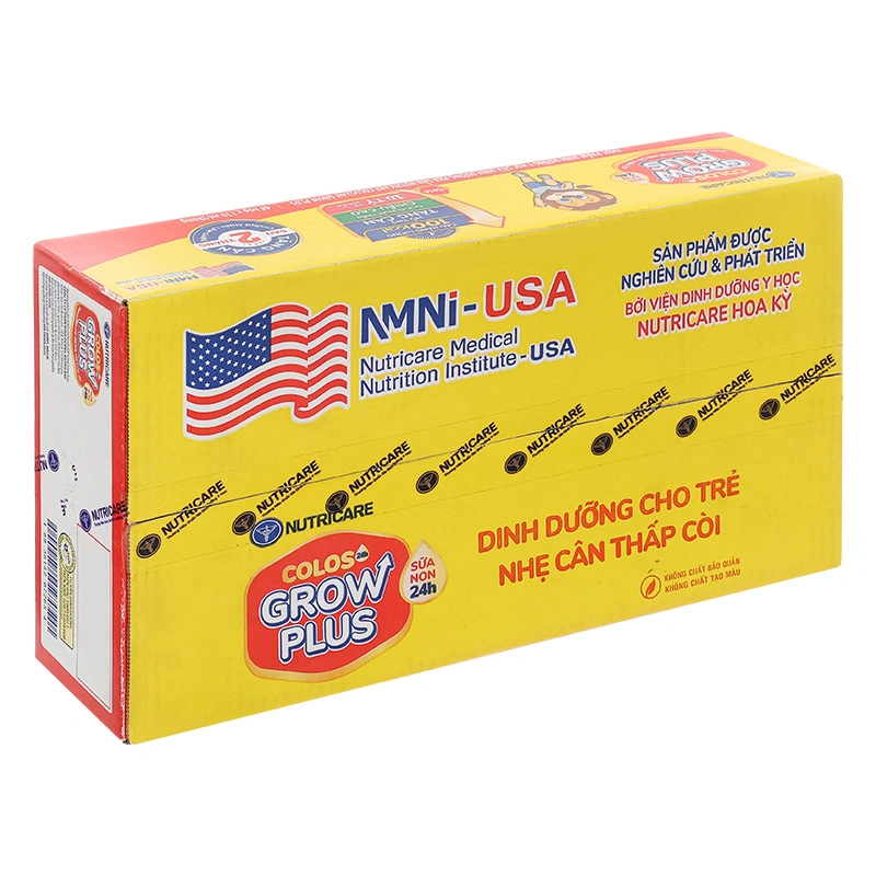 Lốc 4 hộp sữa pha sẵn Nutricare Colos 24h Grow Plus 110 ml (từ 1 tuổi) 14