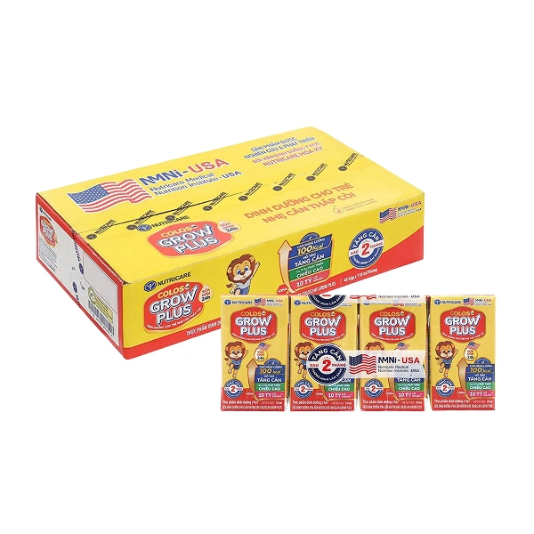 Thùng 48 hộp sữa pha sẵn Nutricare Colos 24h Grow Plus