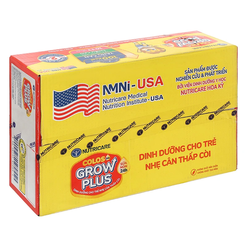 Lốc 4 hộp sữa pha sẵn Nutricare Colos 24h Grow Plus 180 ml (từ 1 tuổi) 14
