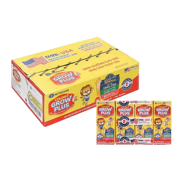 Thùng 48 hộp sữa pha sẵn Nutricare Colos 24h Grow Plus