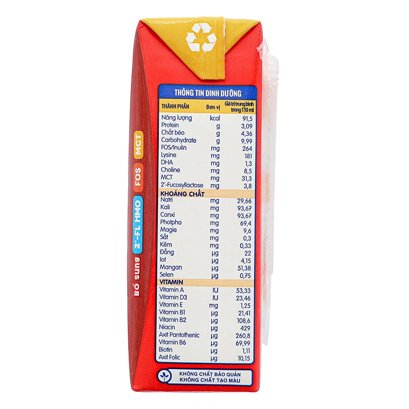 Thùng 48 hộp sữa pha sẵn Oggi Gold 110 ml cho trẻ suy dinh dưỡng (từ 1 tuổi) 9