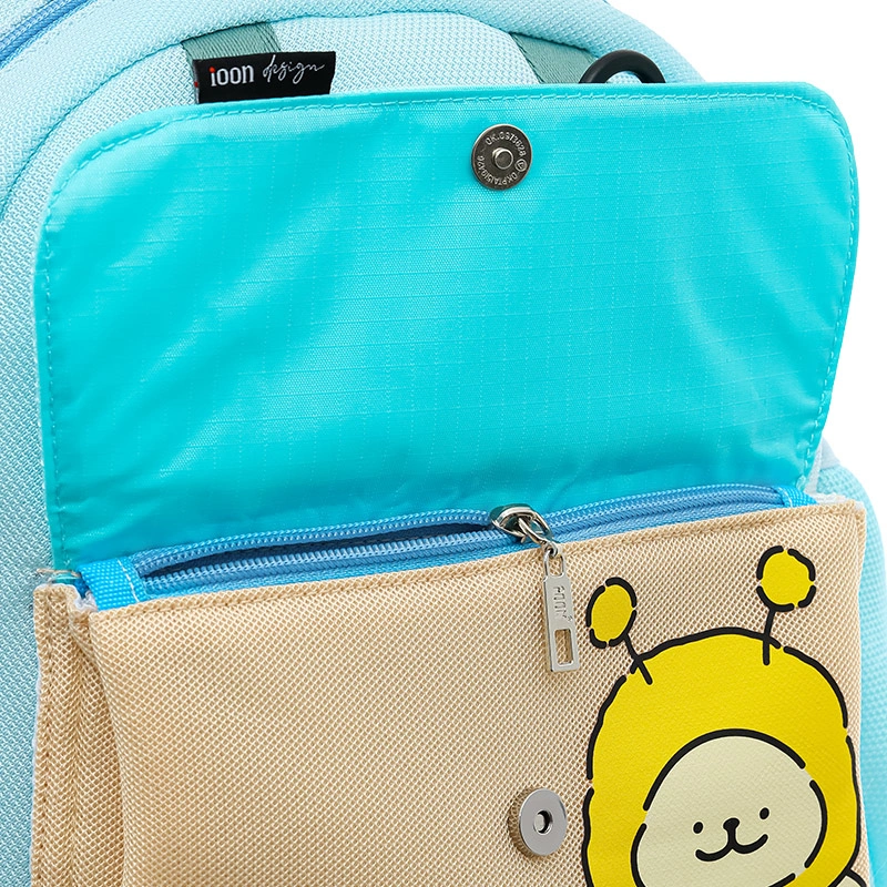 Balo cho bé mẫu giáo Ioon PANNA8 ong E2545 xanh 12