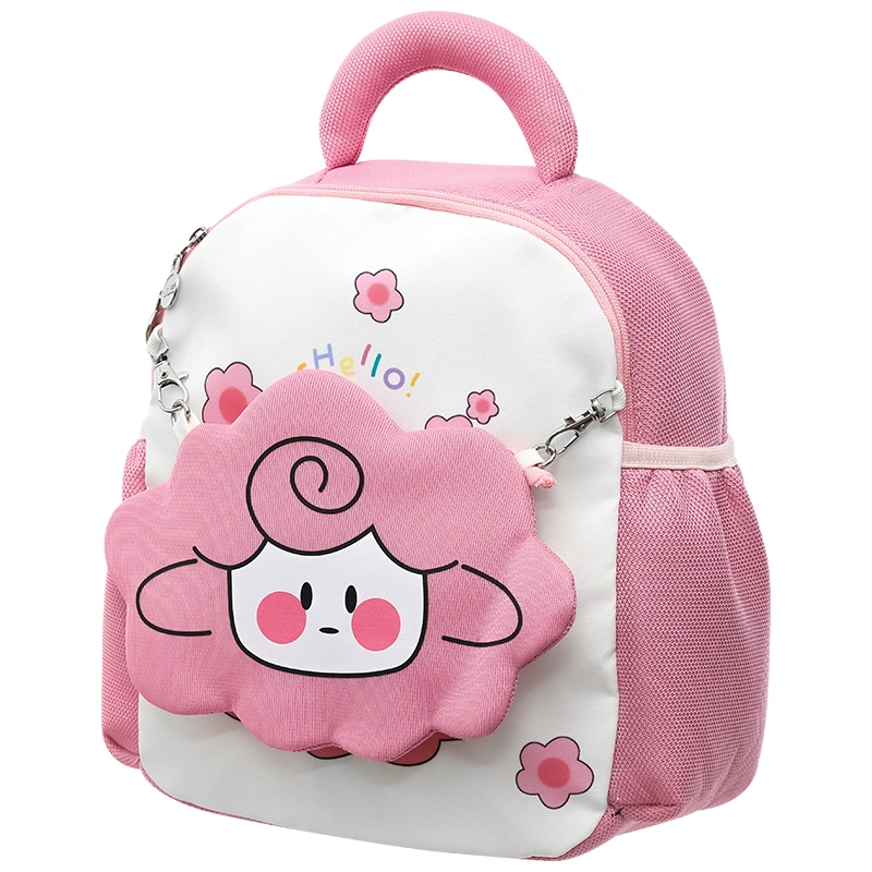 Balo cho bé mẫu giáo Tbwin PANNA8 cừu E2546 hồng 3