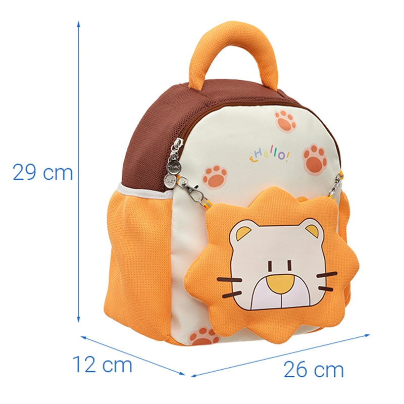 Balo cho bé mẫu giáo Tbwin PANNA8 sư tử E2547 vàng 13