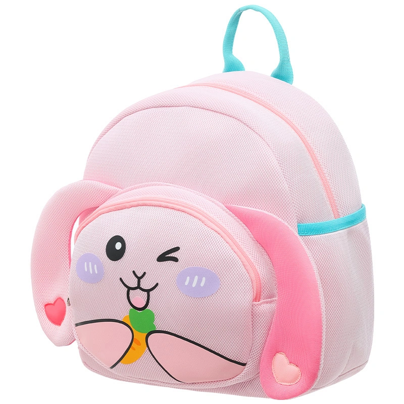 Balo cho bé mẫu giáo Tbwin PANNA8 thỏ tai dài E2534 hồng 2