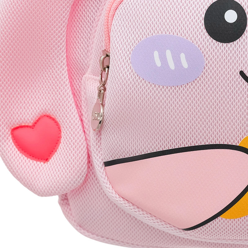 Balo cho bé mẫu giáo Tbwin PANNA8 thỏ tai dài E2534 hồng 8