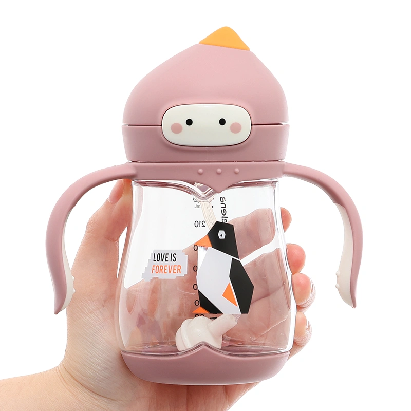 Bình tập uống Galena GA-B05 240 ml - Chim cánh cụt (từ 6 tháng) - Giao mẫu ngẫu nhiên 11