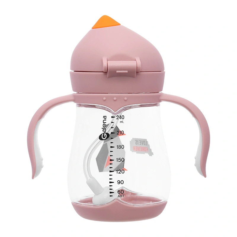Bình tập uống Galena GA-B05 240 ml - Chim cánh cụt (từ 6 tháng) - Giao mẫu ngẫu nhiên 6