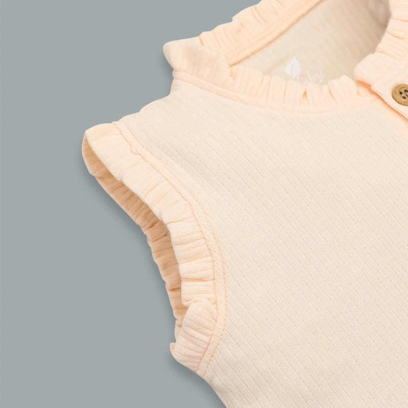 Bộ sát nách bé gái Lullaby NH559N màu be 5