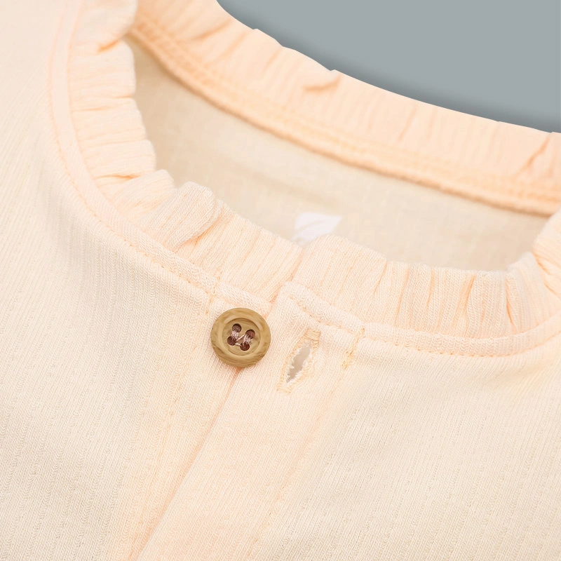 Bộ sát nách bé gái Lullaby NH559N màu be 6