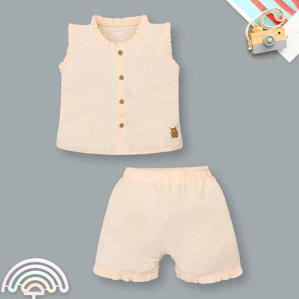 Bộ bé gái Lullaby cotton be