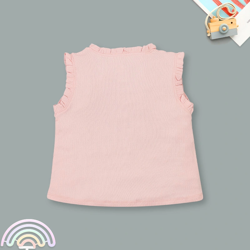 Bộ sát nách bé gái Lullaby NH559N màu be 14