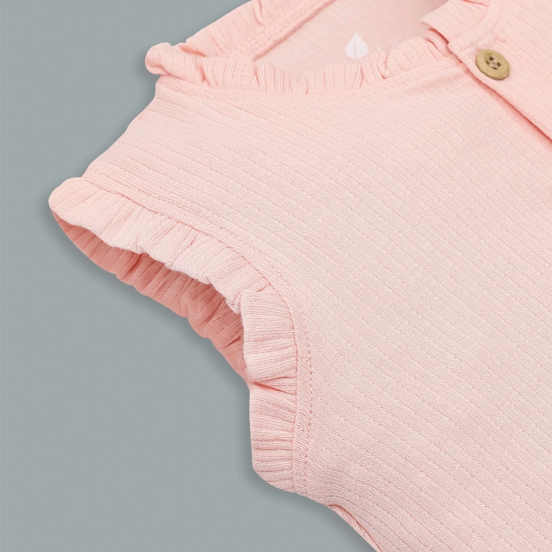 Bộ sát nách bé gái Lullaby NH559N màu be 16